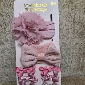 Bebe Baby Boutique Blush Pink Hair Accessory Set